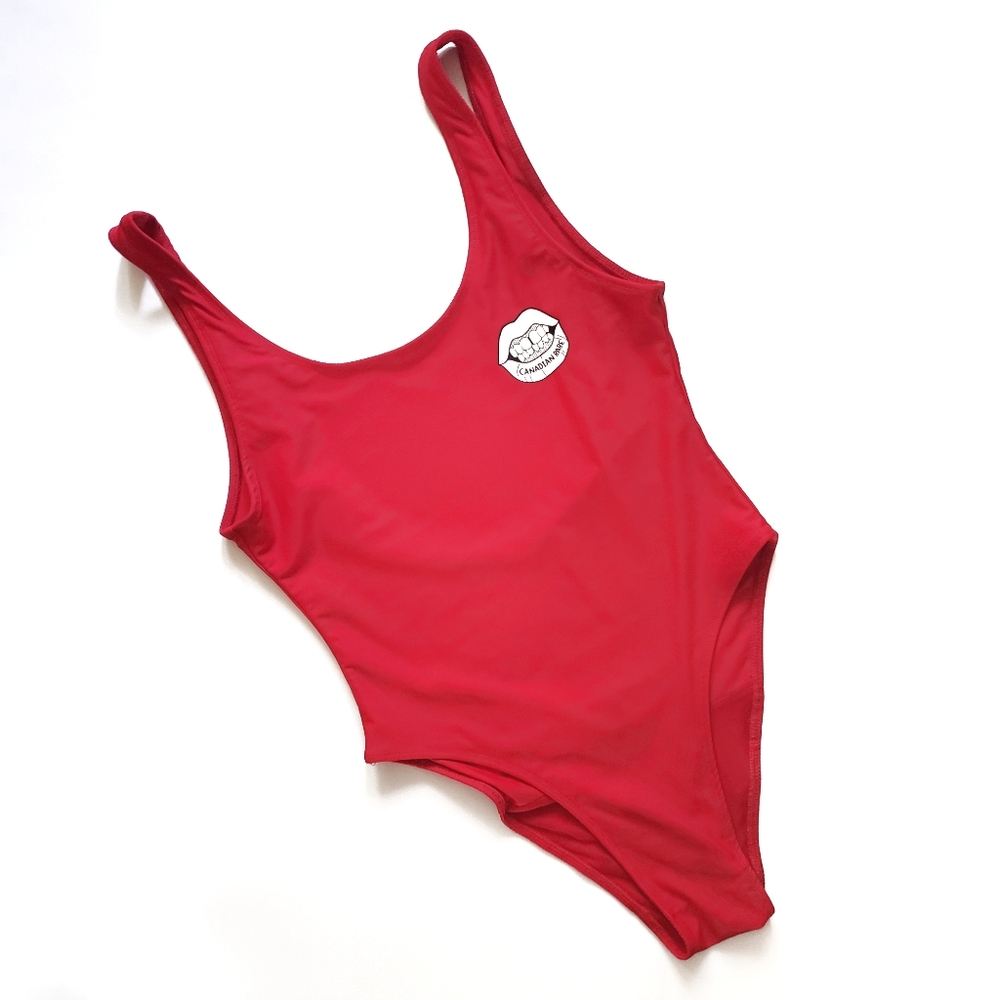 Canadian Babe One Piece Bathing Suit